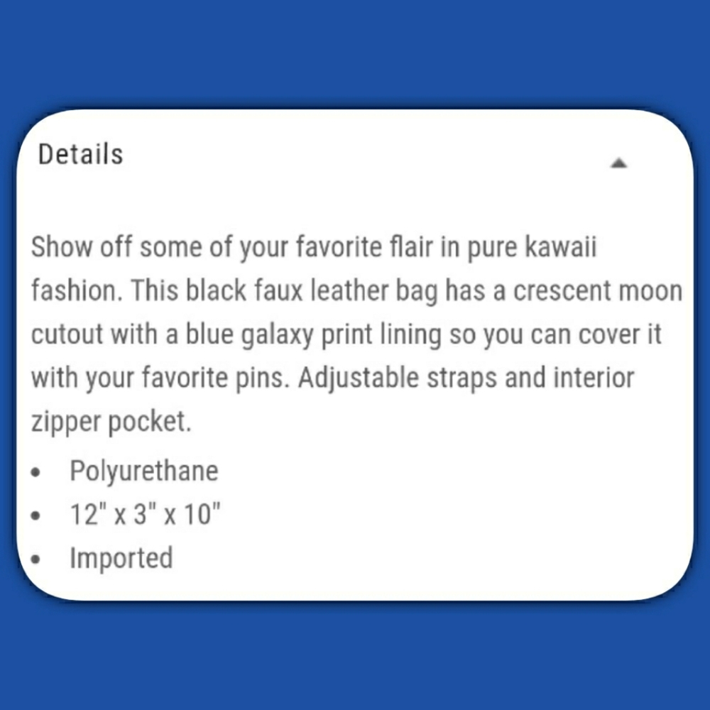 Loungefly Moon Cutout Mini Backpack - Picture 10 of 10